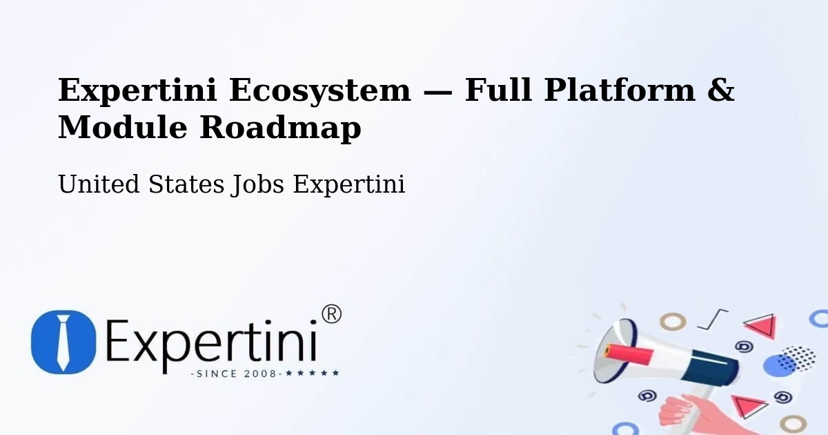 Expertini Ecosystem — Full Platform & Module Roadmap – Sweet Home
